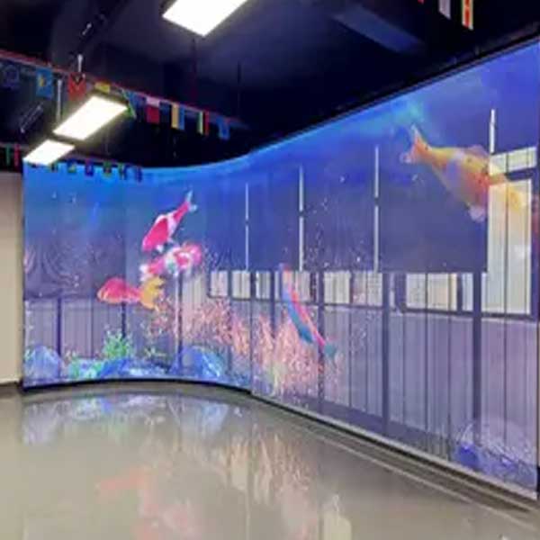 Curved LED Transparent Screen