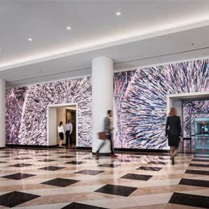 Interactive LED walls for Architecture